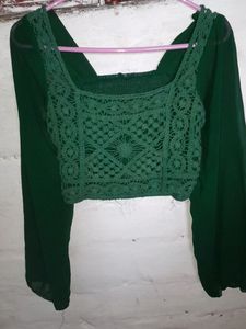 Trendy Fashionable Crop Top