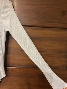 Beautiful light blue striped bodysuit