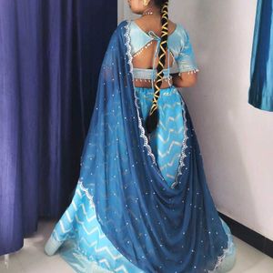 Beautiful Blue Lehenga Choli