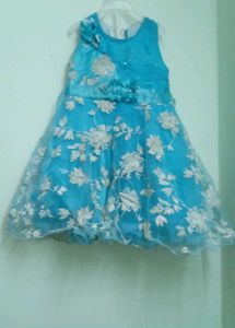 Beautiful Blue Floral Dress