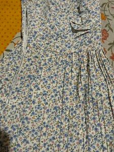 Cute Floral Print Midi Dress