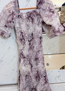 Floral Print Midi Dress