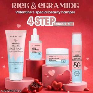 Glamveda Rice &amp; Ceramide Skincare Set