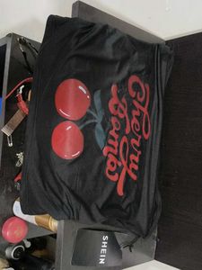 Black Cherry Bomb Graphic Tube Top
