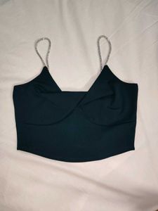 Outryt by Azorte Strappy Cropped Bralette Top