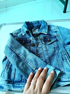 Blue Denim Jacket for baby girl