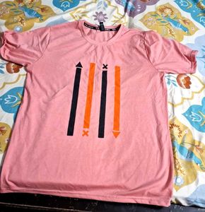 Men's set of 2 Graphic T-Shirts Pink &amp; Green