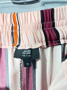 River Island Striped Wide Leg Pants