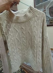 Cozy Cable Knit Pullover Sweater