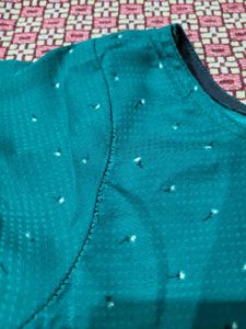 Teal Polka Dot Dress
