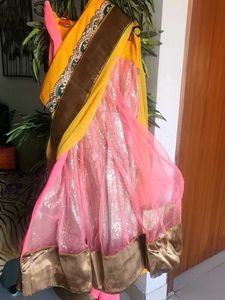 Elegant Ethnicand beautiful Lehenga like saree