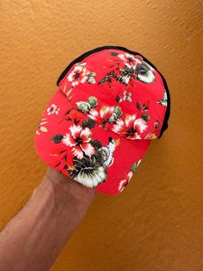 Floral Print Trucker Hat