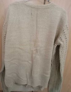 long knitted cardigan from soft wool