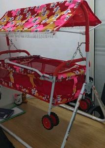Baby Cradle with Canopy