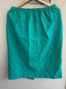 Teal Knee-Length Skirt