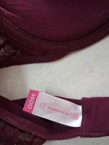 36DD Lace Detail Padded Bra