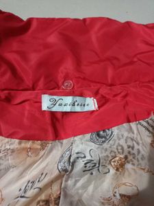 Imported Red Puffer Jacket For Women's