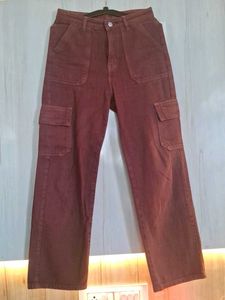 Maroon Cargo Pants