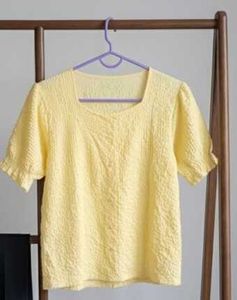 a butter yellow top
