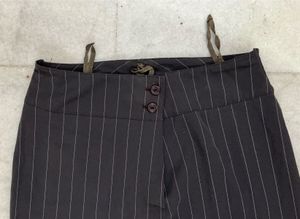 Black Pinstripe formal Trousers