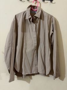 Beige Long Sleeve Shirt