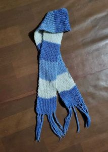 Striped Knit Scarf