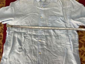 Uniqlo Light Blue Button-Up Shirt