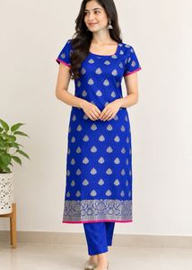 Royal Blue Festive Kurta