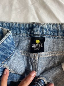 Smiley World Denim Skirt