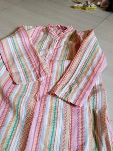 Striped Cotton Kurta