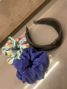 Hair Accessories Set: Headband &amp; Scrunchies