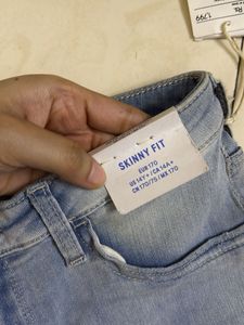 Light Wash Skinny Denim Jeans