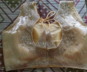 Golden 🌟Designer Embroidered Blouse