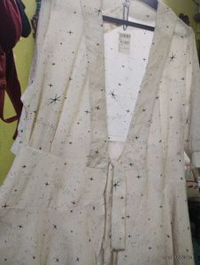 White Fit Flare Jacket Dress 👗
