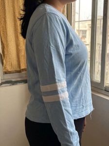 Light Blue Crewneck Sweatshirt
