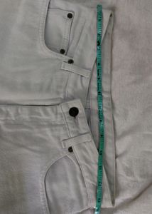 Original Important Lee Flared Jeans White