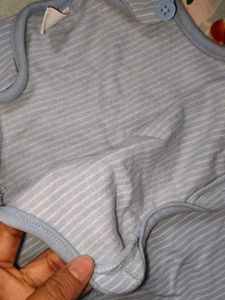 Cute Striped Baby Romper