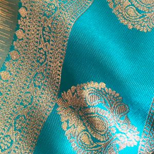 Beautiful Silk Blend Saree with Blouse