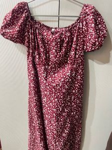 Floral Off-Shoulder Maxi Dress