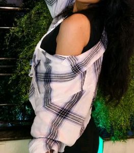 Chic Plaid Button-Up Shirt