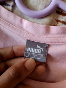 Puma Pink Graphic T-Shirt