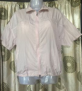 Light Pink Short Sleeve Trekking Jacket