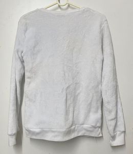 Soft White Pullover Sweatshirt