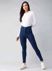Women's High Waist Skinny Jeans