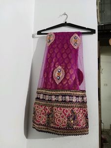 Gorgeouse Multi Color Lahnga Chunni & Blouse