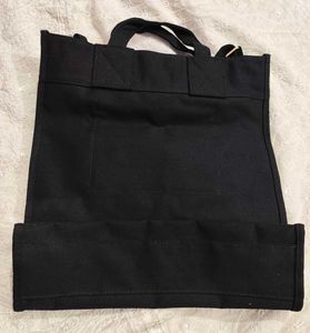 Paco Rabanne Black Canvas Tote Bag