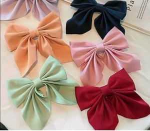 Large Satin Bow Hair Clip 6