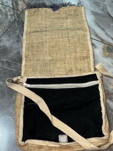 Bohemian Patchwork Sling Bag with Mirror Work