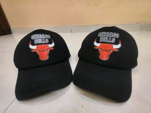 Two Chicago Bulls Caps