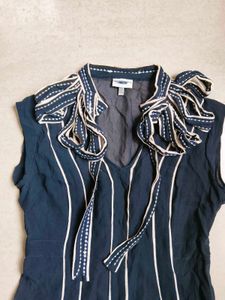 Chic Striped Black Tunic from England